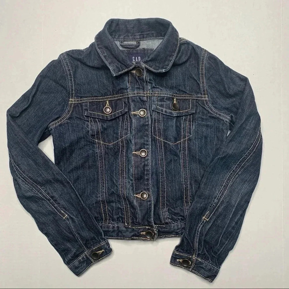 GAP Kids Denim Jean Jacket XL - Picture 1 of 5